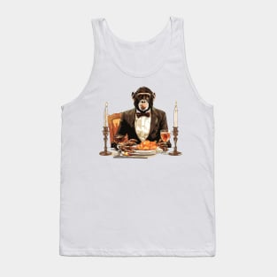 Happy Thanksgiving Monkey Tank Top